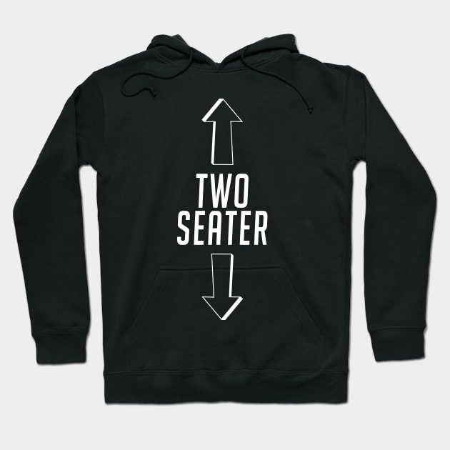 two seater only black edition Hoodie by rsclvisual